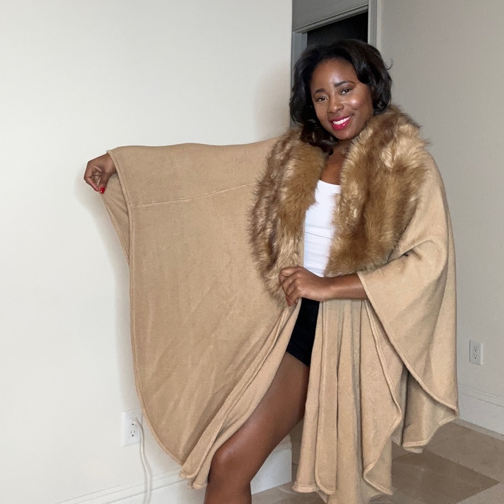 Saks fifth Avenue faux fur